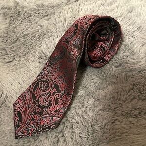 Croft & Barrow Silk Paisley Print Tie